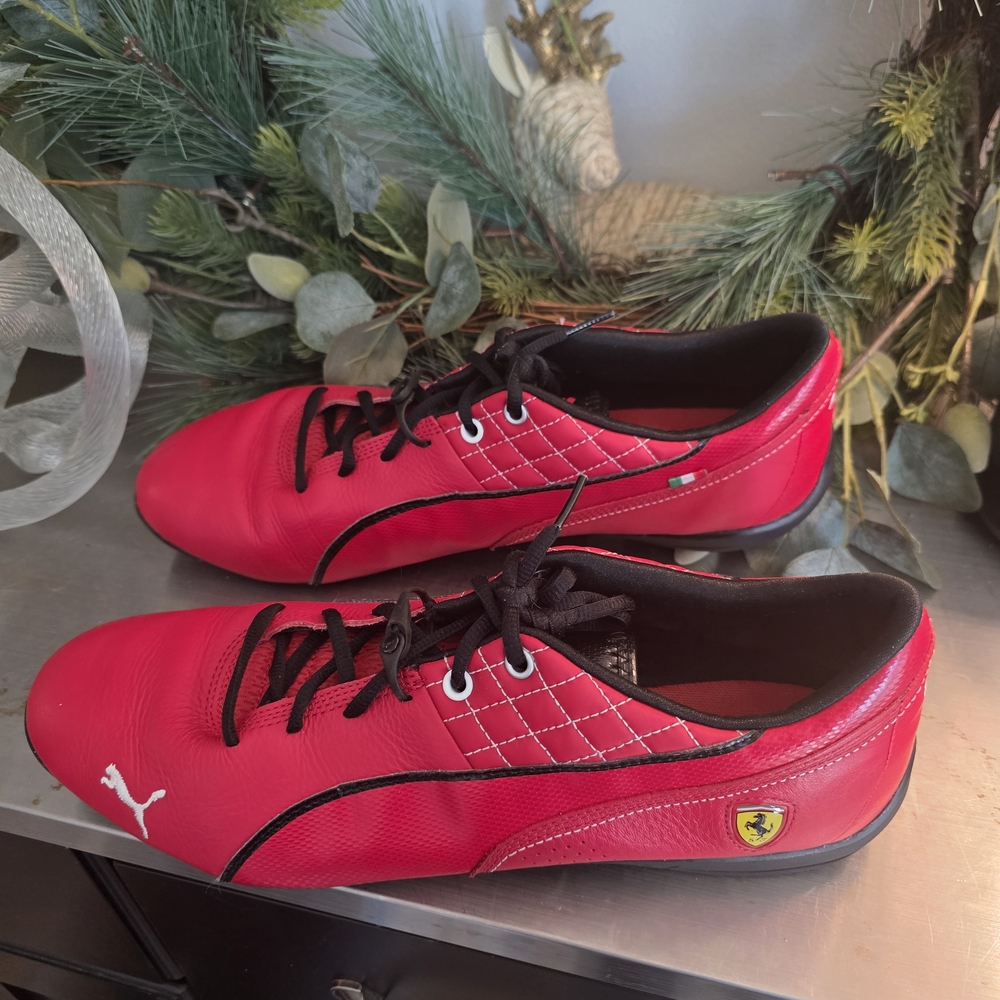 PUMA x Ferrari Men's Red Driving Shoes